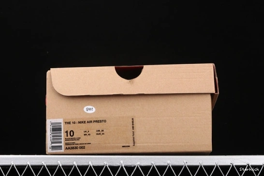 O-W Air Nike AA3830-002 Black Presto x 0319